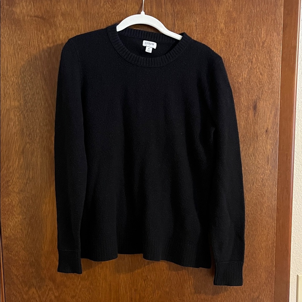 J. Crew Women’s Black Crewneck Sweater